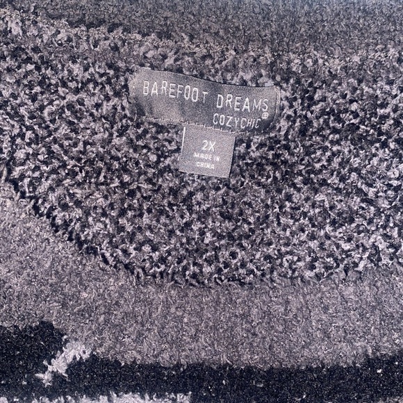 Barefoot Dreams CozyChic Camo‎ Print Fuzzy Knit Sweater Plus Size 2X Casual - Picture 5 of 7